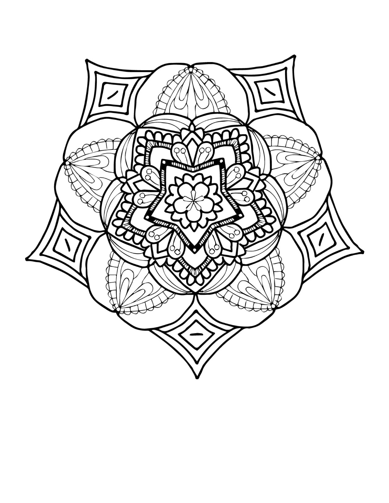 Our Mandalas coloring pages